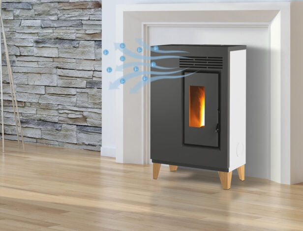 STUFA A PELLET VENTILATA